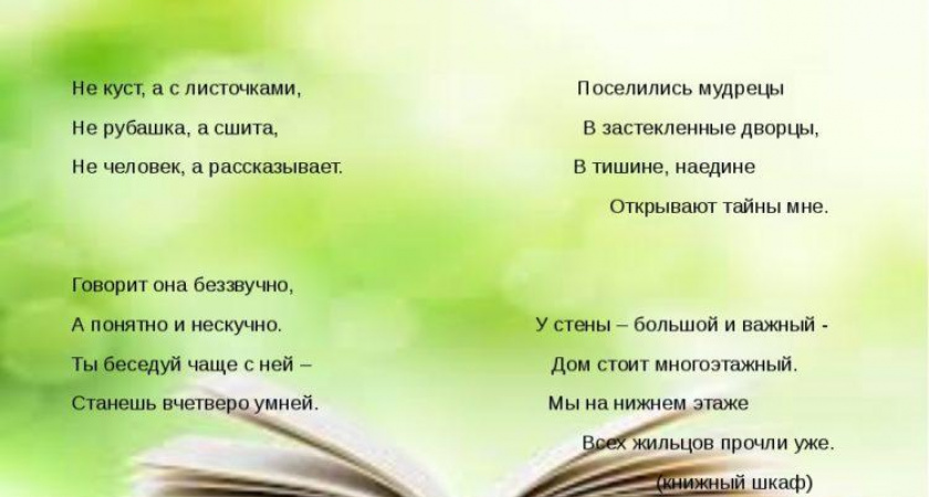 Загадки про книгу 🥝 40 самых лучших головоломок на русском