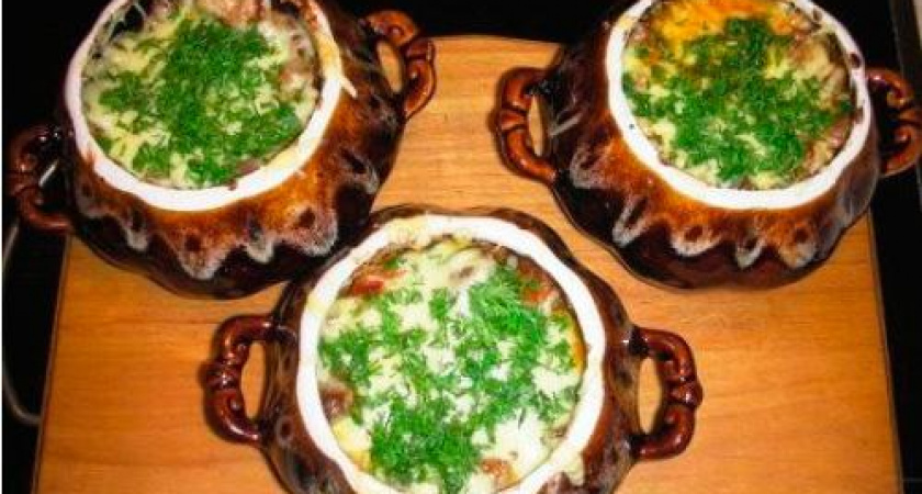 Курица в горшочке с овощами 🥝 картофель и курочка как готовить в духовке