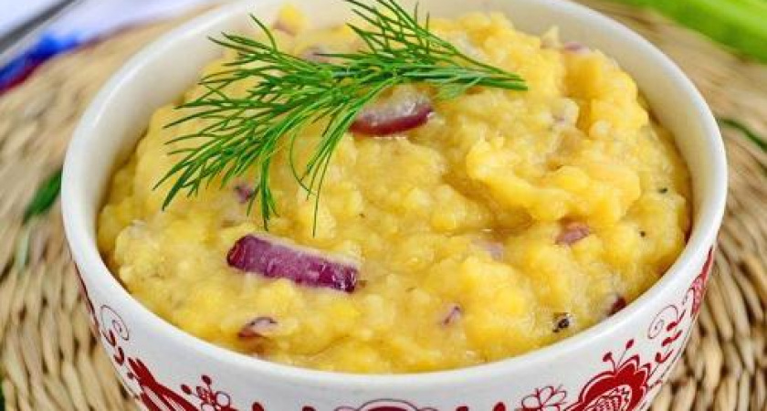 Рецепт гороховой каши в мультиварке: с луком, овощами, копченостями