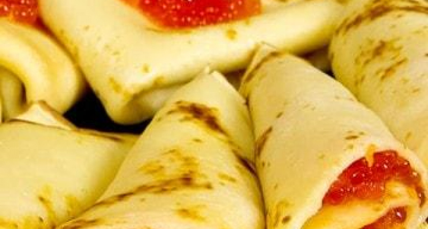 Самые вкусные блины с икрой – проверенный рецепт