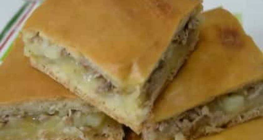 Пирог с рыбой и картошкой - сытный и вкусный рецепт