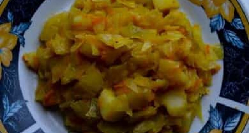 Тушеная капуста с картошкой - просто и вкусно
