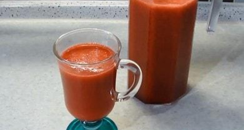 Морс из черной замороженной смородины - очень вкусный и освежающий