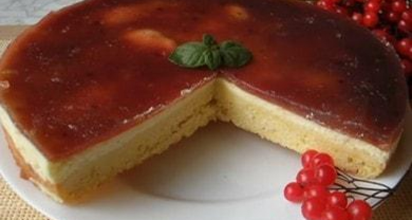 Пирог с калиной - вкусный, очень нежный и полезный