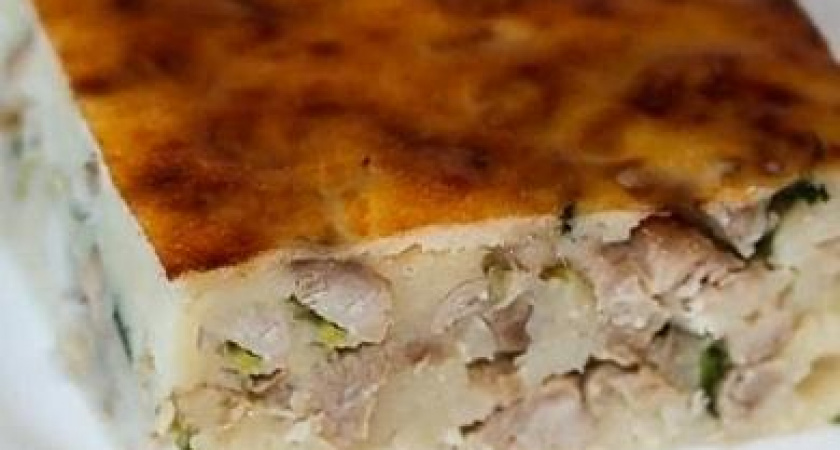 Вкусный пирог с мясом на кефире - справится даже новичок