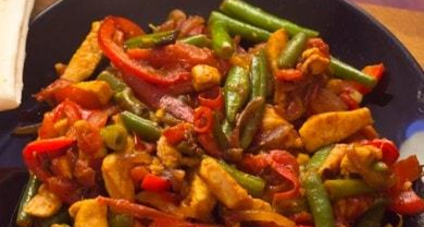 Фахитос с курицей - простой и вкусный мексиканский рецепт