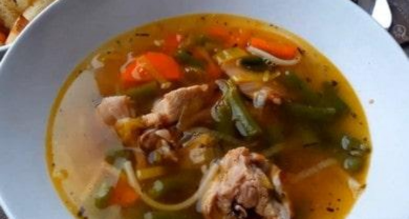 Вкусный диетический суп из кролика - зимний рецепт