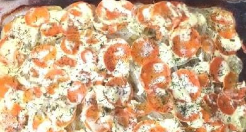 Рецепт горбуши с картошкой, запеченной в духовке - вкусная идея для ужина