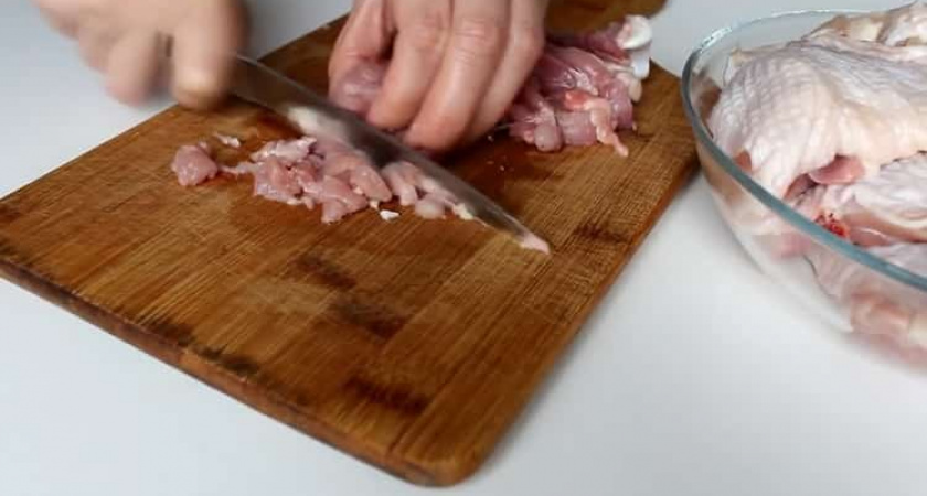 Вкусная самса из слоеного теста с курицей всего за 2 часа