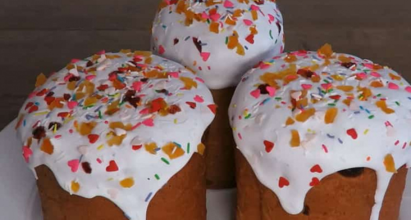 Лучший крем (глазурь) для кулича - не трескается, не крошится и не прилипает