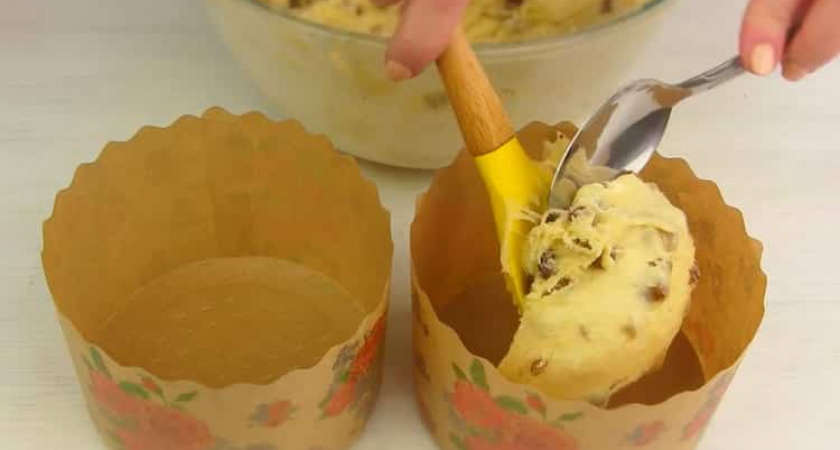 Пасхальный кулич без замеса руками - рецепт для ленивых