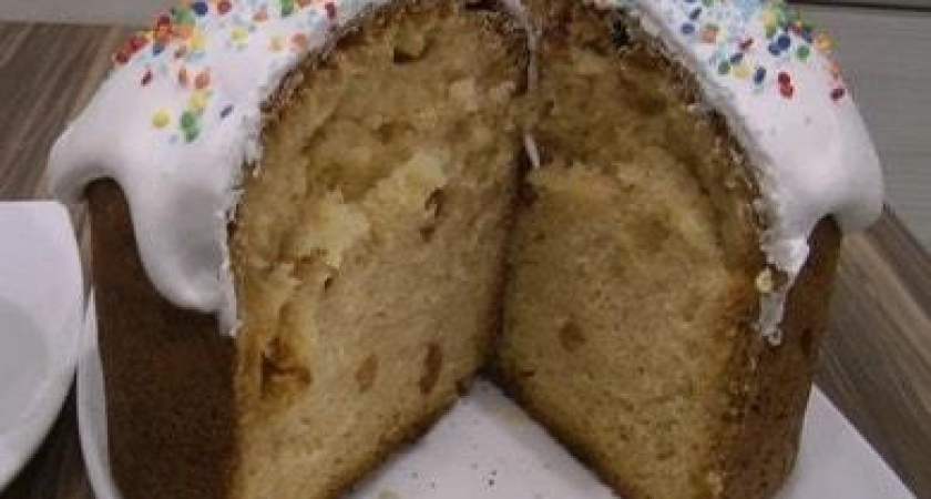 Вкусный сдобный кулич - самый быстрый рецепт