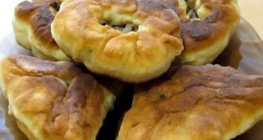 Беляши с мясом на кефире, жареные на сковороде - просто и вкусно