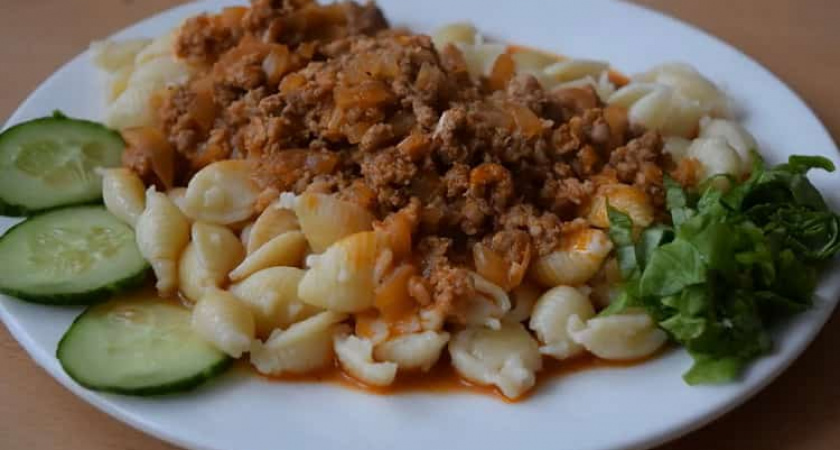 Подлива из фарша к макаронам - вкусный ужин за 20 минут 🍝