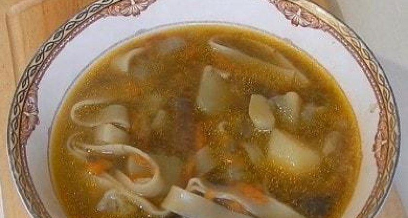 Постная грибная лапша - необычный и вкусное блюдо 🍝