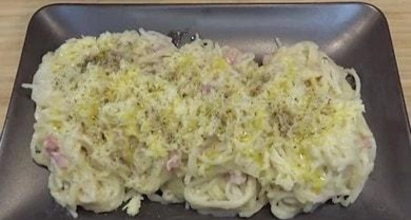 Фото к статье: Паста Карбонара с беконом в сливочном соусе &#x1f35d;