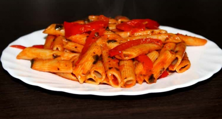 Вкусные макароны с овощной подливкой - постный рецепт 🍝