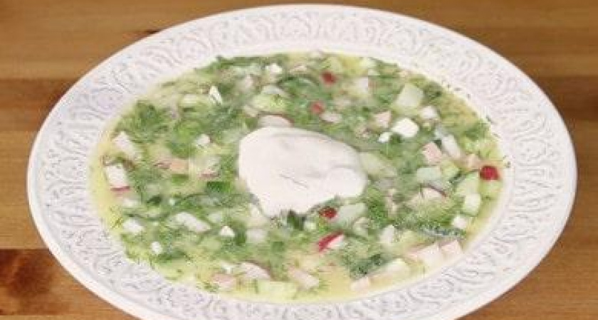 Замечательная окрошка на квасе - обязательно приготовьте &#x1f957;