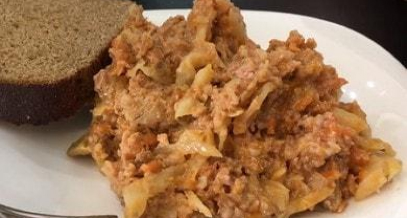 Рецепт ленивых голубцов - вкусные, как в детском саду 🍲