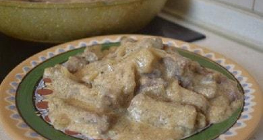 Вкусный бефстроганов из говядины со сметаной по классическому рецепту &#x1f969;