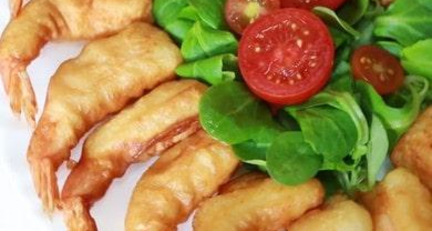Креветки в кляре - простой и легкий рецепт &#x1f364;