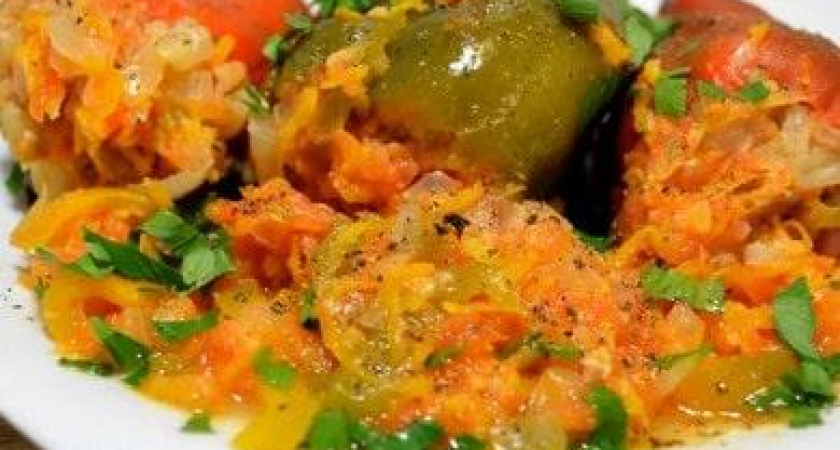 Фаршированный перец мясом - готовится легко и просто 🌶