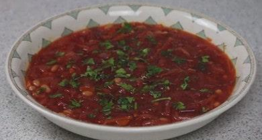 Как научиться готовить вкусный постный борщ с фасолью 🥣