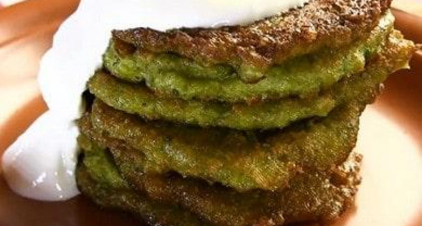 Оладьи из брокколи и сыром - вкусно и очень сытно 🥦