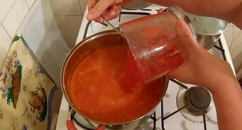 Лечо по-домашнему на зиму - сладкий перец в томатном соусе 🌶
