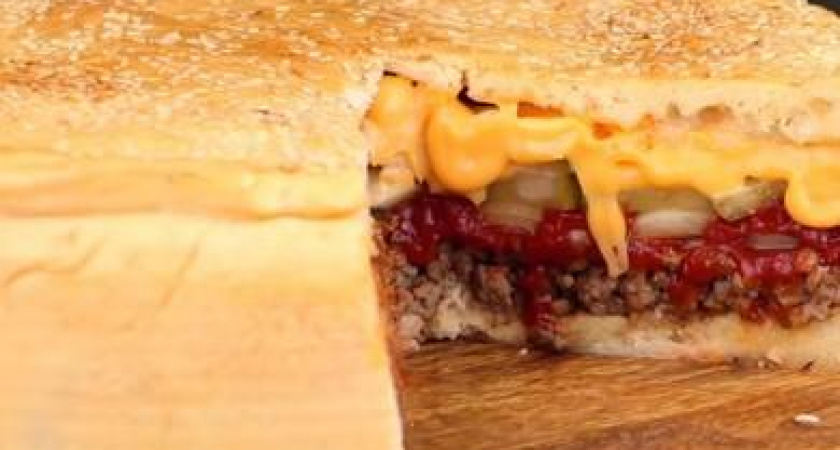 Мясной пирог Чизбургер - очень вкусный рецепт 🍔
