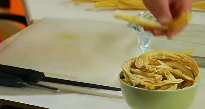 Очень вкусный салат из соевой спаржи 🥗