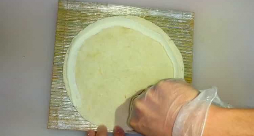 Тортилья с курицей и чесночным соусом 🌯