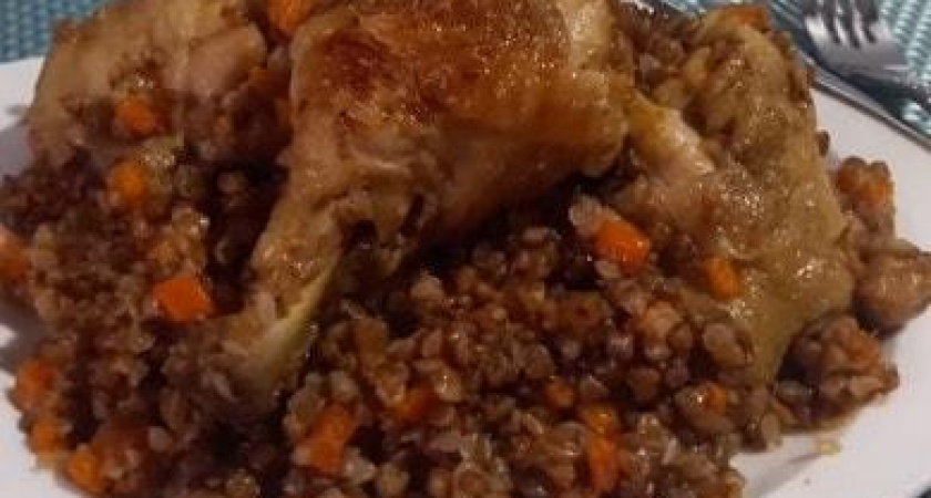 Вкусная гречка с курицей - как плов 🍗