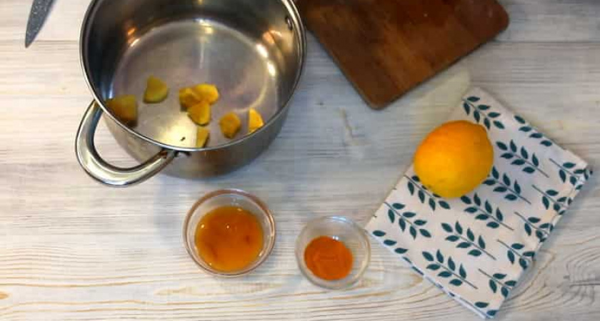 Витаминный напиток из воды с лимоном и имбирем 🍋