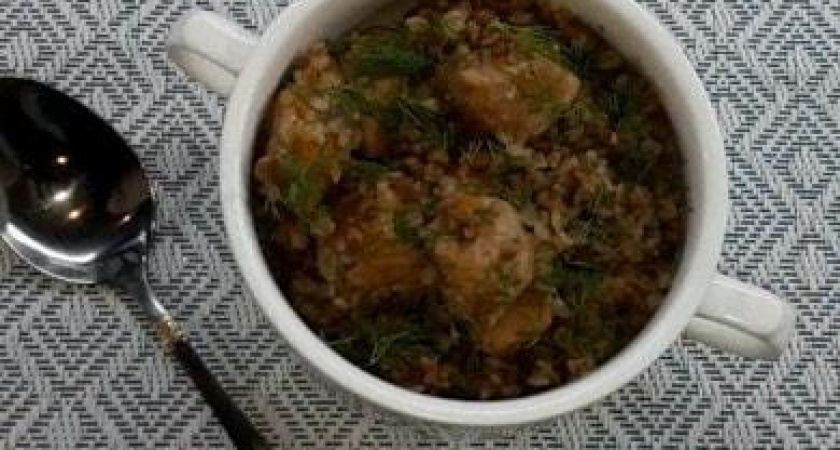 Гречка по-купечески со свининой - вкусное национальное блюдо русской кухни 🥣