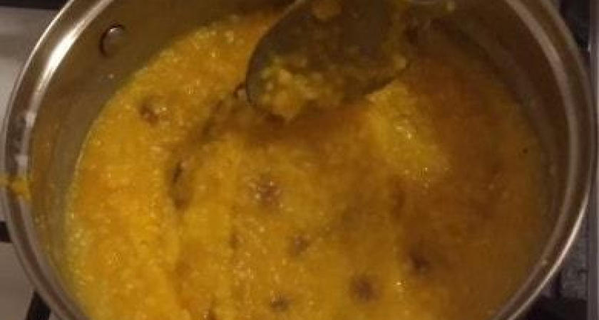 Как научиться готовить вкусную кукурузную кашу с тыквой 🥣