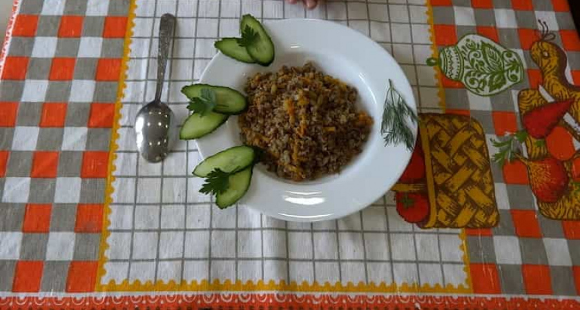 Гречка с фаршем по пошаговому рецепту с фото 🍲