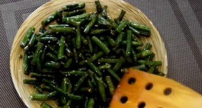 Как приготовить замороженную стручковую фасоль на сковороде всего за 5 минут &#x1f957;
