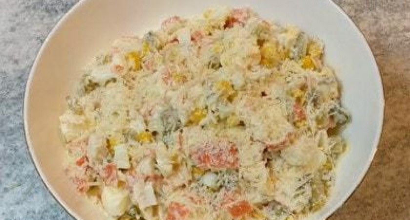 Как научиться готовить вкусный салат с крабовых палочек и огурцов &#x1f957;