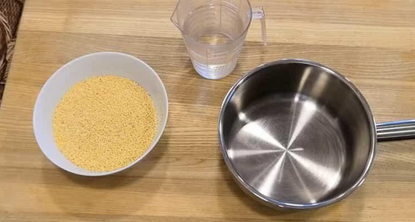 Как научиться готовить вкусную рассыпчатую пшенную кашу на воде по простому рецепту 🚰