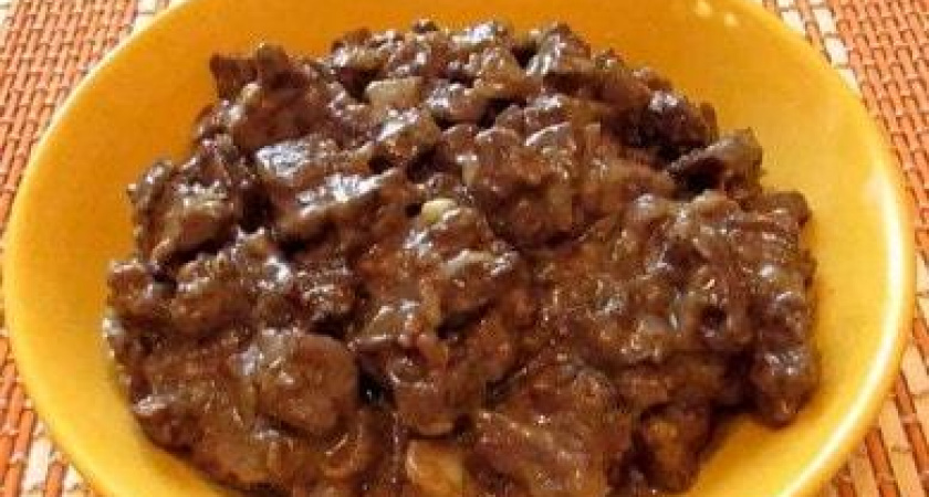 Как научиться готовить вкусный гуляш из печени 🥩
