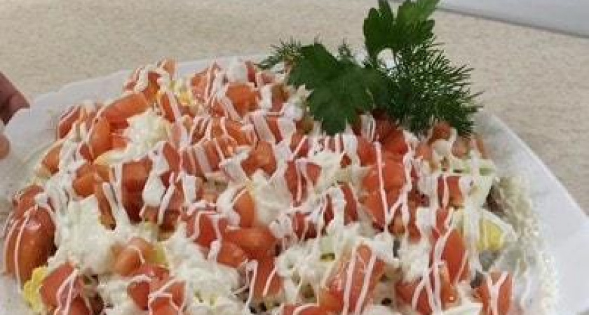Нежный салат с куриной печенью - вкусно и просто 🥗