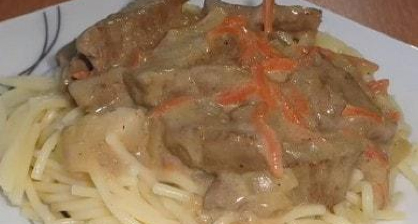 Как научиться готовить вкусную подливу из печени свиной 🥘