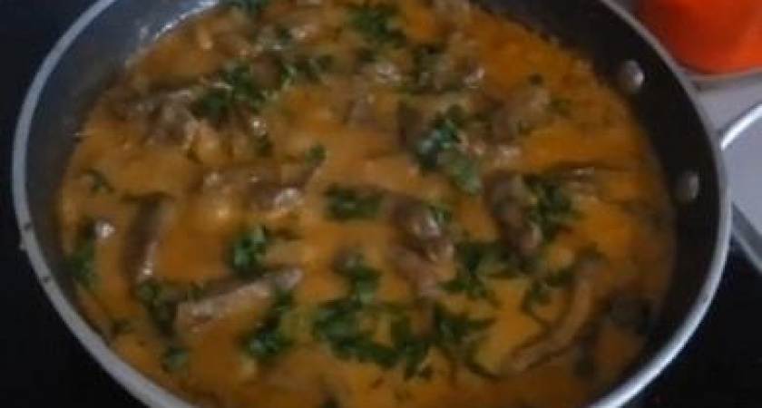 Как научиться готовить вкусную подливу из печени говяжьей 🥘