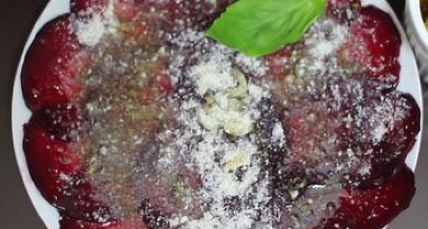 Карпаччо из свеклы - оригинальный рецепт 🥗