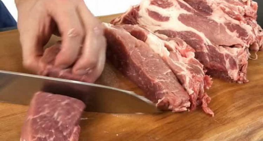 Шашлык из свинины на противне в духовке - очень вкусно &#x1f969;