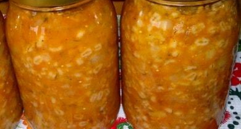 Вкусный и сытный салат с перловкой на зиму &#x1f96b;