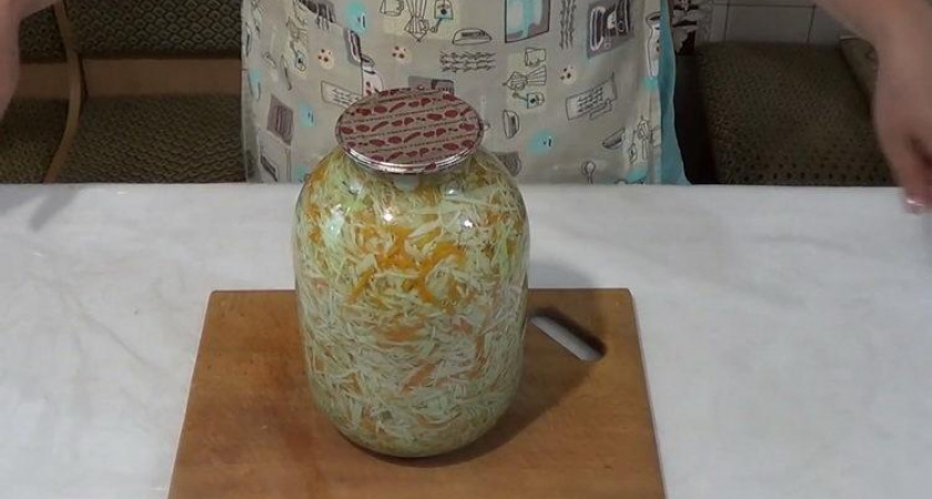 Капуста на зиму в банке - простой рецепт 🥣