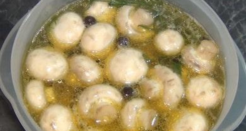 Как мариновать грибы - быстрый рецепт 🍄