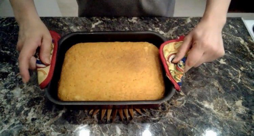 Манник с тыквой на кефире без муки и яиц 🥧